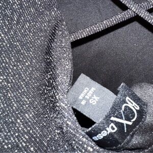 BCX Glittering Black and Silver Dress